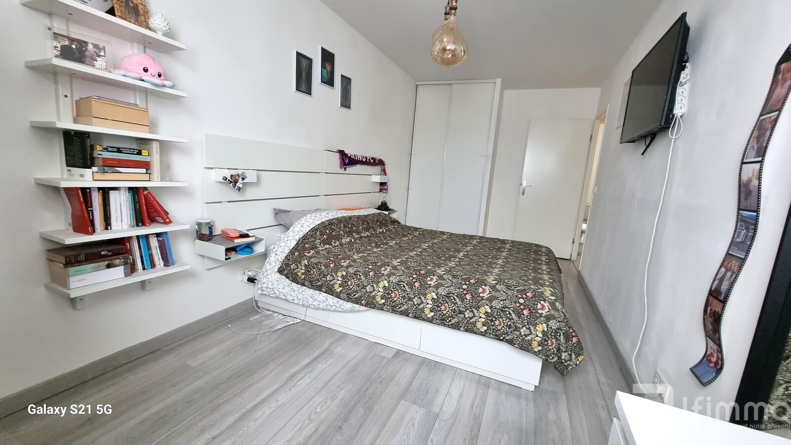 T3 au dernier étage avec balcon  - Chambre 1