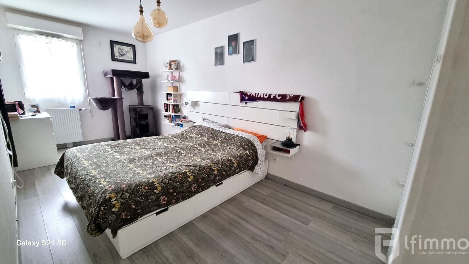 T3 au dernier étage avec balcon  - Chambre 1