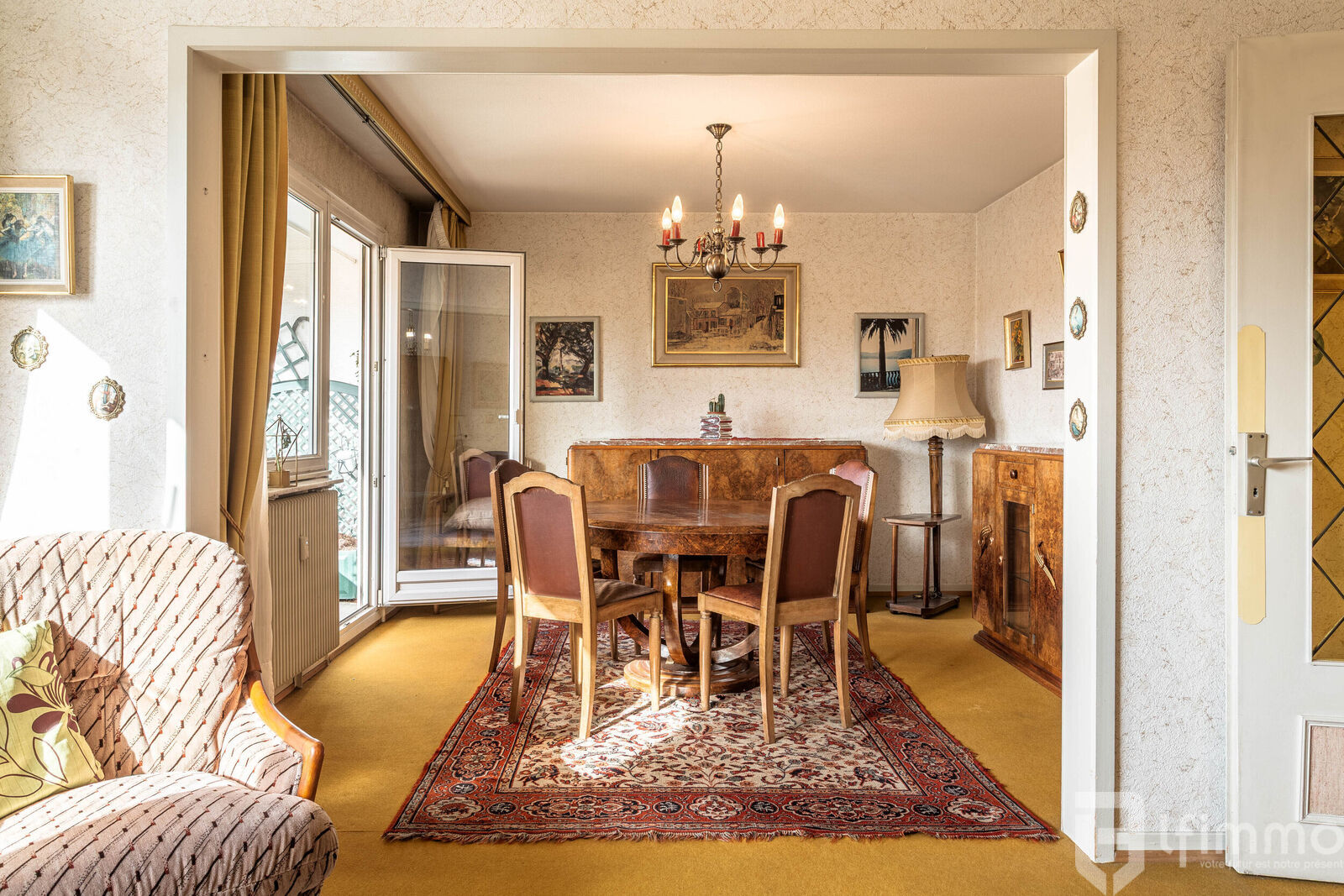 F 6 de 127 m² 4 chambres, balcon, cave, garage, - Residence jardin des roses  6 rue contades  sam