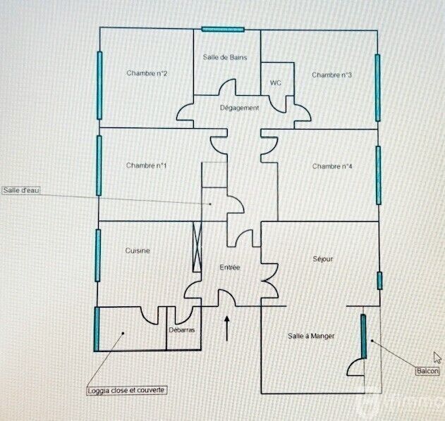 F 6 de 127 m² 4 chambres, balcon, cave, garage, - Plan f6 residence jardin des roses 6 rue contades 67300 schiltigheim