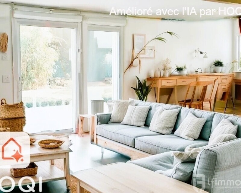 Maison villa de 5 pièces garage double et jardin - Photo salon libourne designer