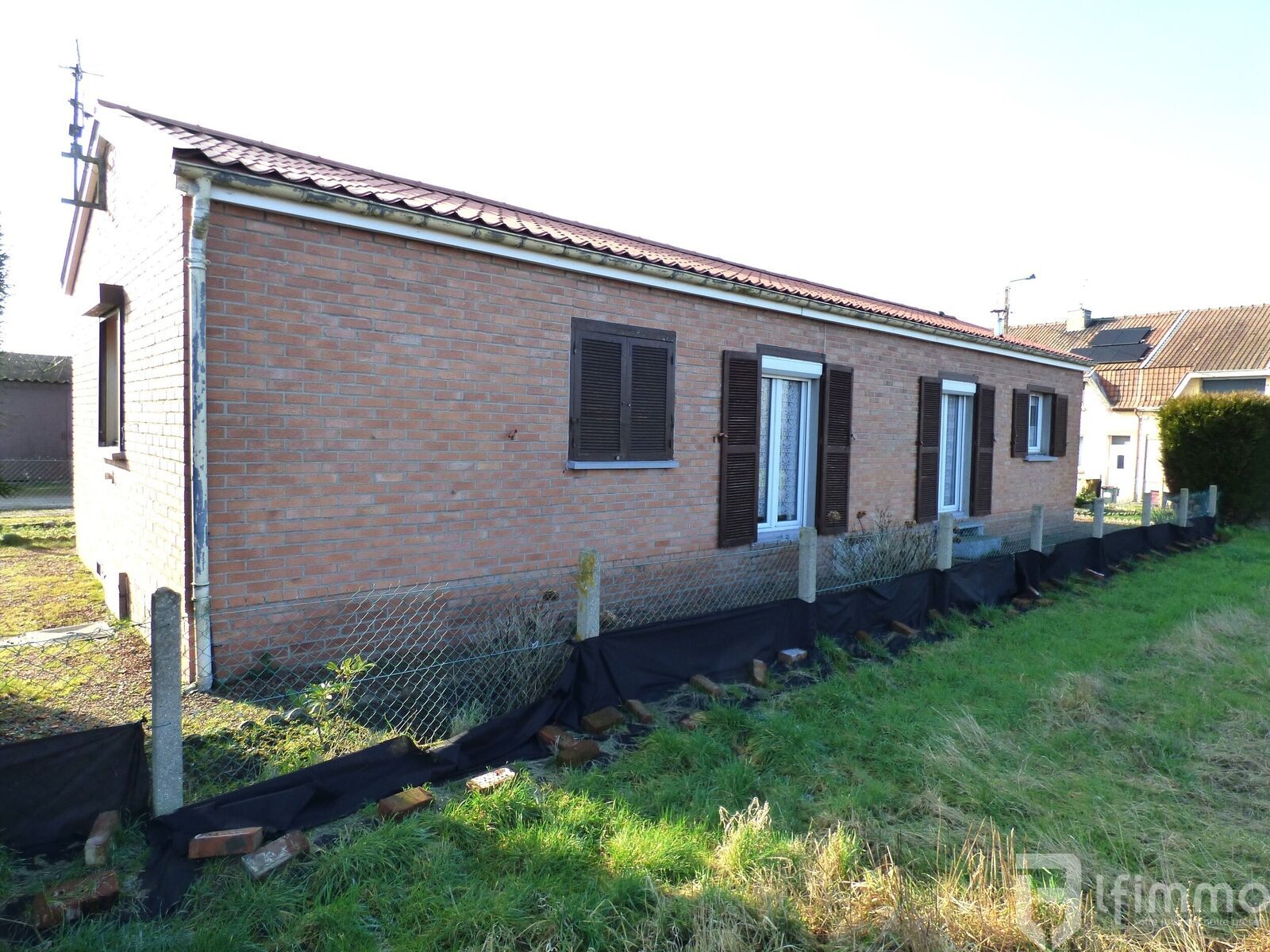 62218 Loison-sous-Lens - Plain-pied individuel - Façade arrière