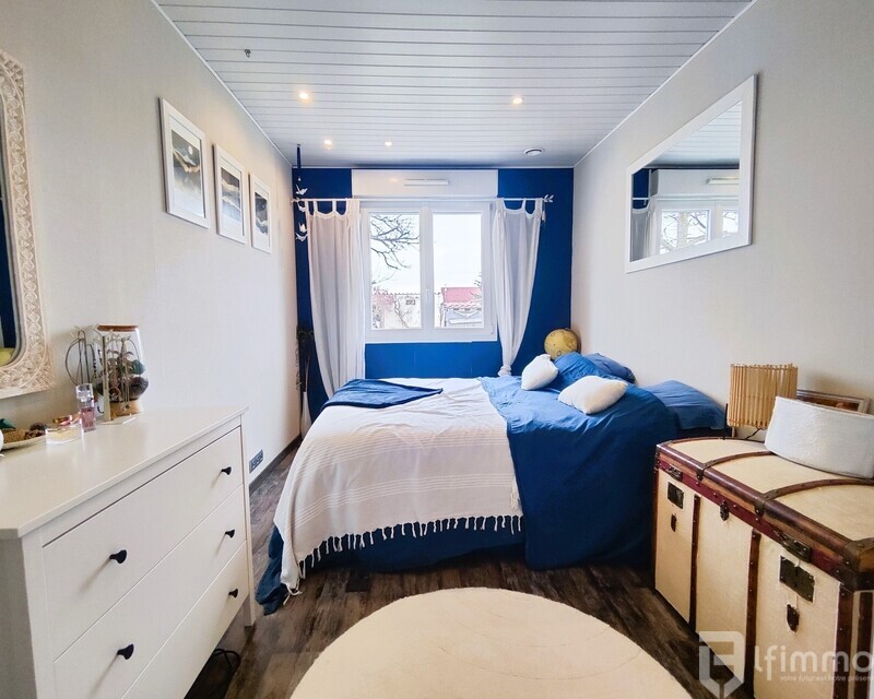 Maison de plain-pied avec jardin et garage à Wittenheim (68270) - chambre