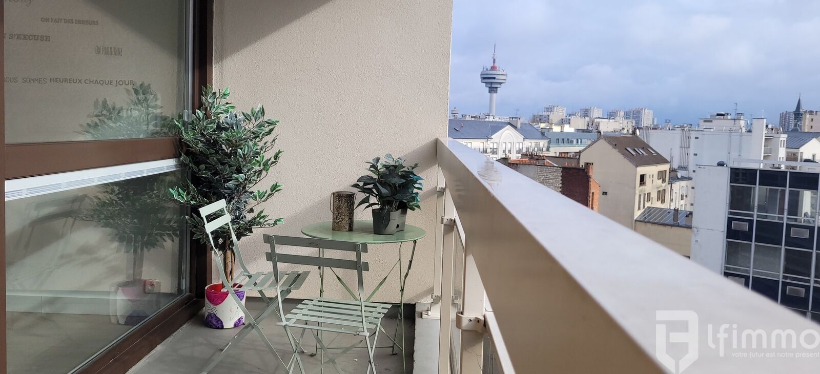 Appartement familial - Les Lilas - Balcon