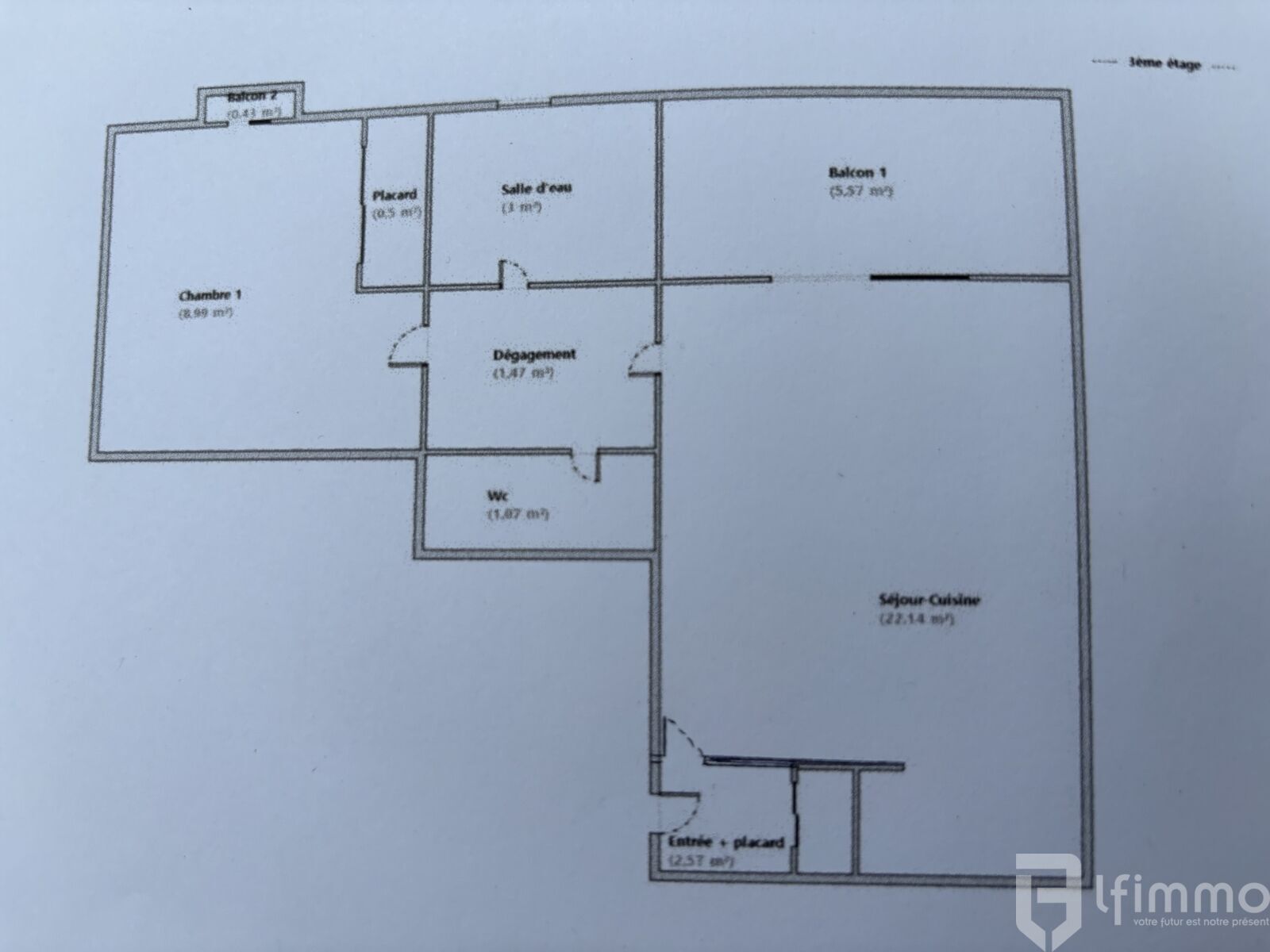 Appartement T2 avec vue mer et parking - Img 0735