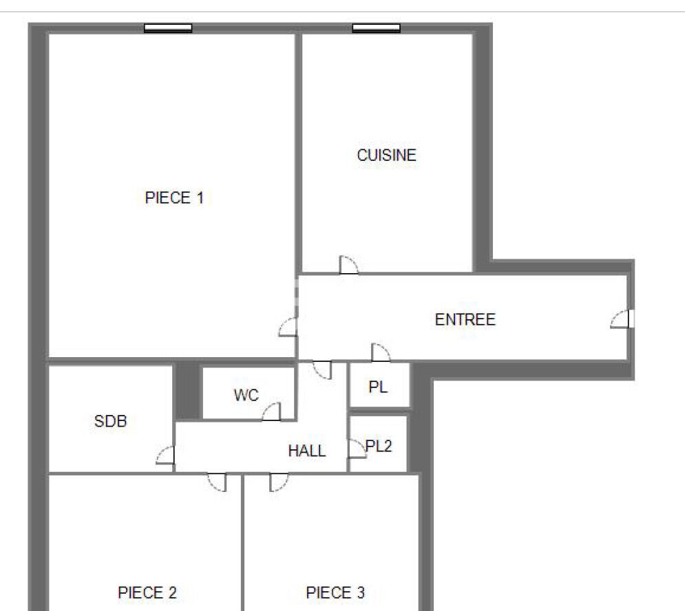 Bel appartement en centre ville avec terrasse, balcon et jardin! - Plan appartement