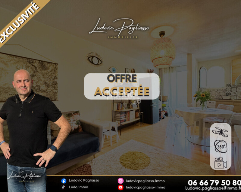 Appartement 3 pièces avec  terrasse , parking - Copie de copie de sous offre