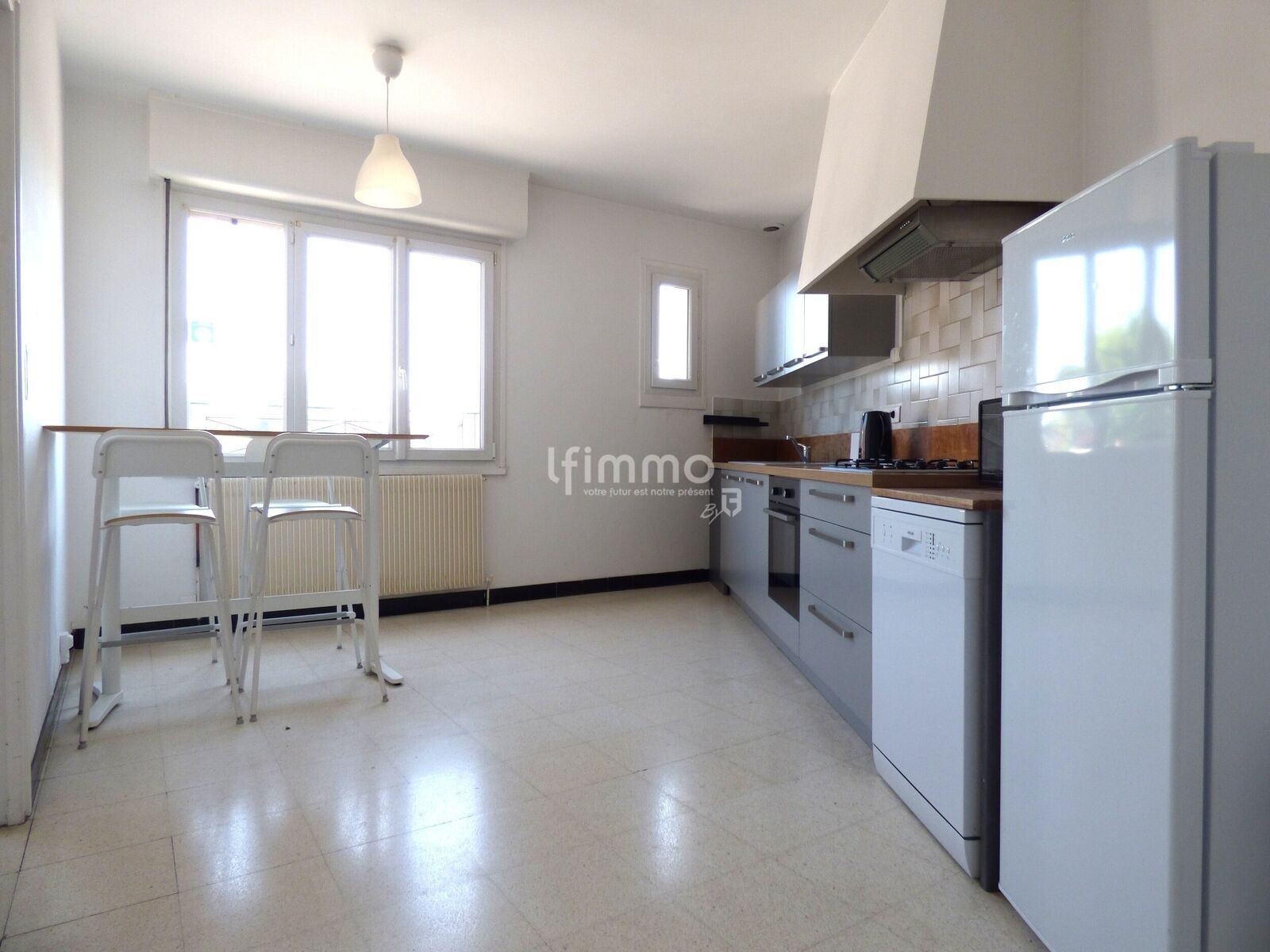 62223 - Saint-Laurent-Blangy - T4 meublé avec terrasse et garage - Cuisine