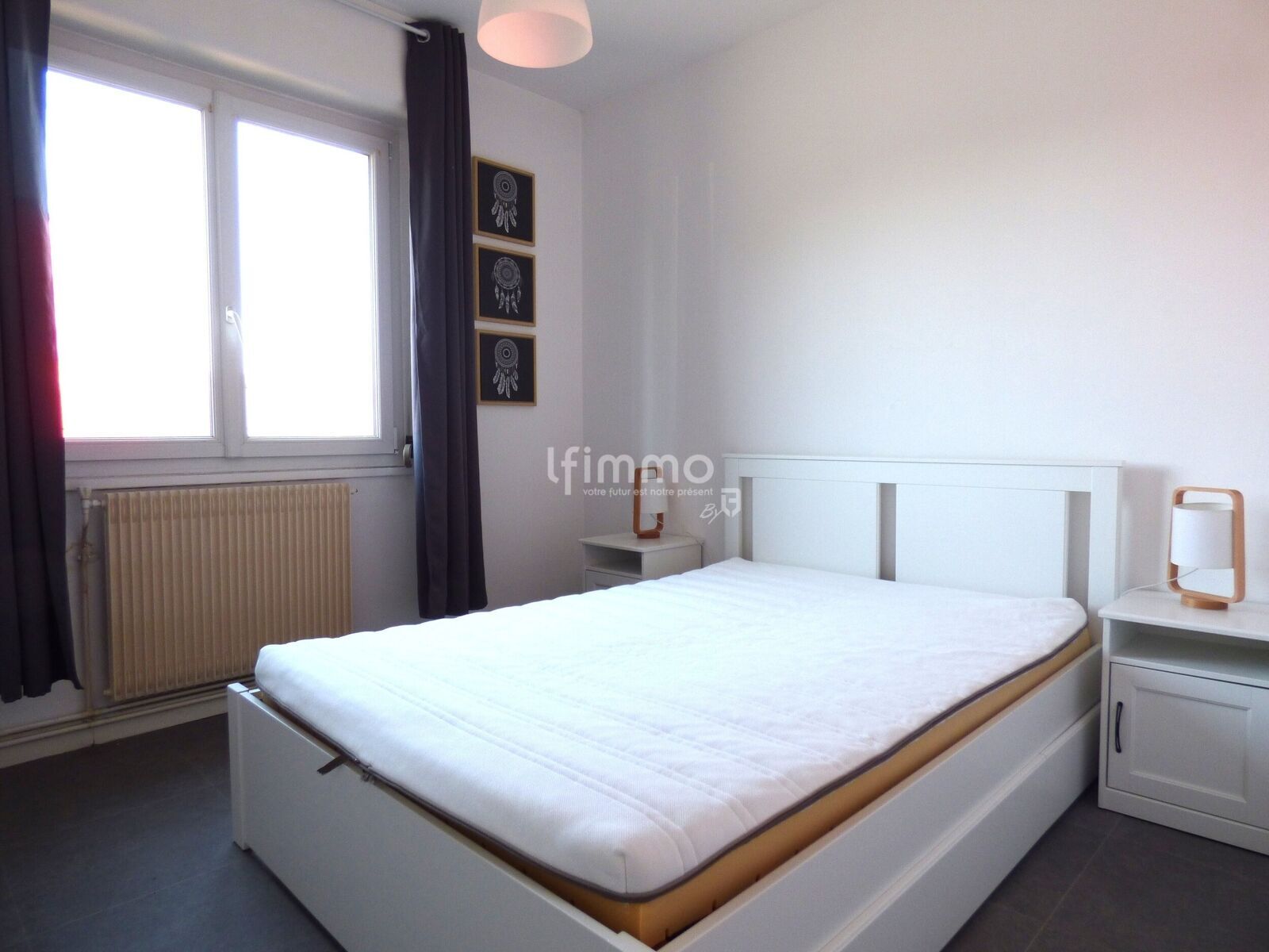 62223 - Saint-Laurent-Blangy - T4 meublé avec terrasse et garage - Chambre 1