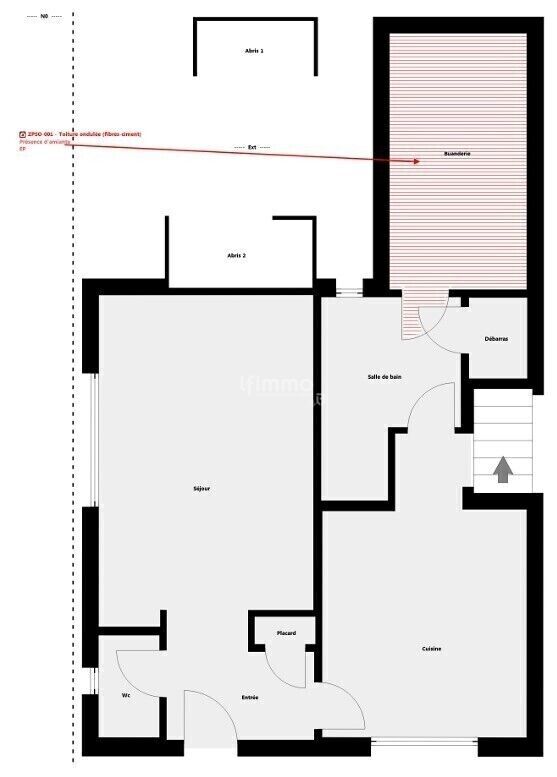 Maison 4 pièces  - Plan rdc