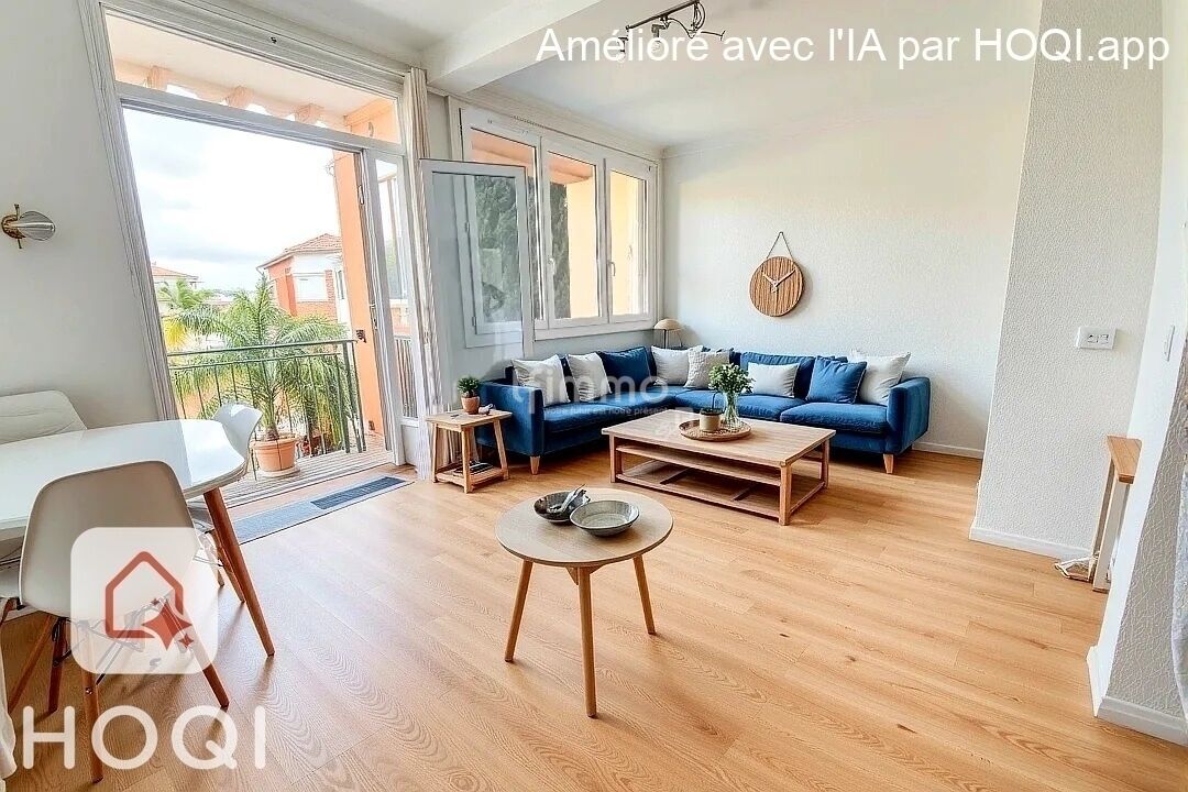T3 traversant de 58 m² - Montpellier Sud - Aménagement virtuel