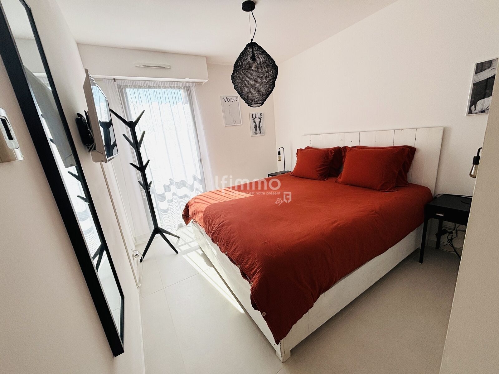 3 pièces lumineux meublé – Vue mer – Résidence récente avec piscine - Img 6164