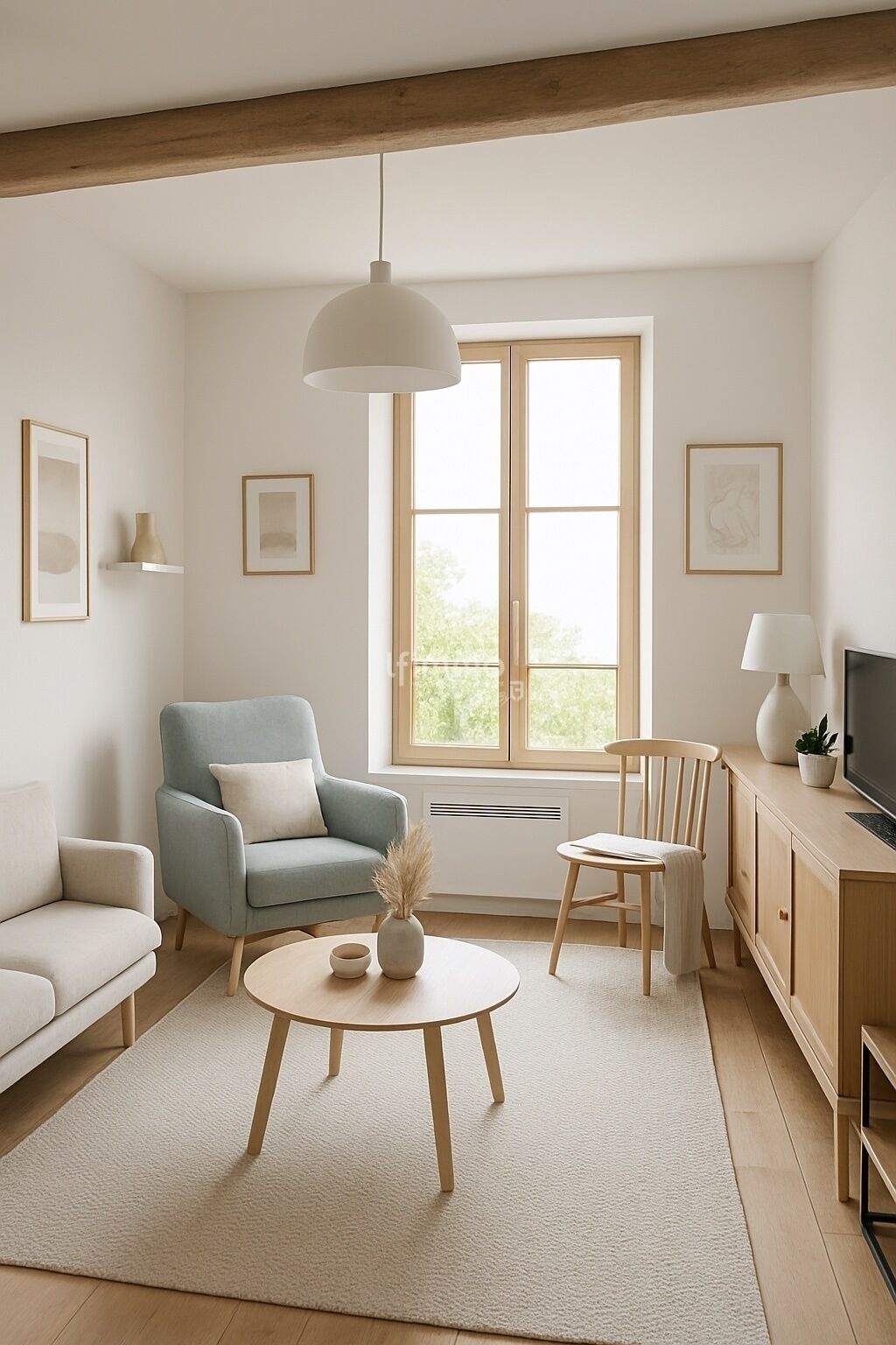 Vivez la douceur du Sud, face au Canal du Midi - Salon lumineux et épuré-2