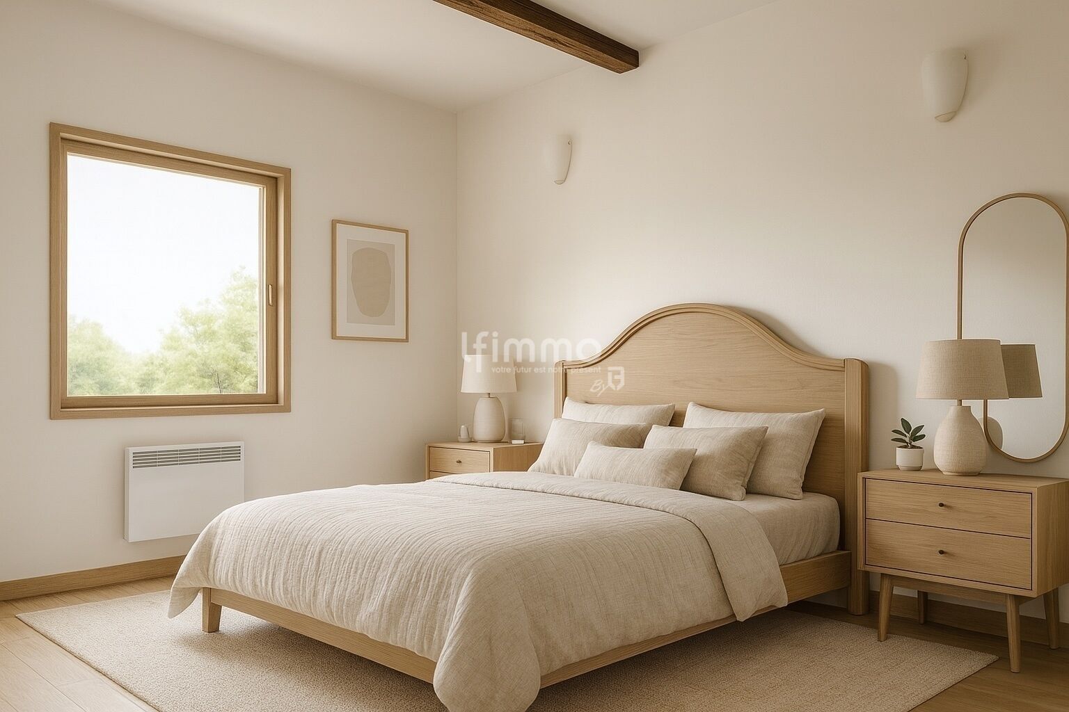 Vivez la douceur du Sud, face au Canal du Midi - Chambre lumineuse au style scandinave