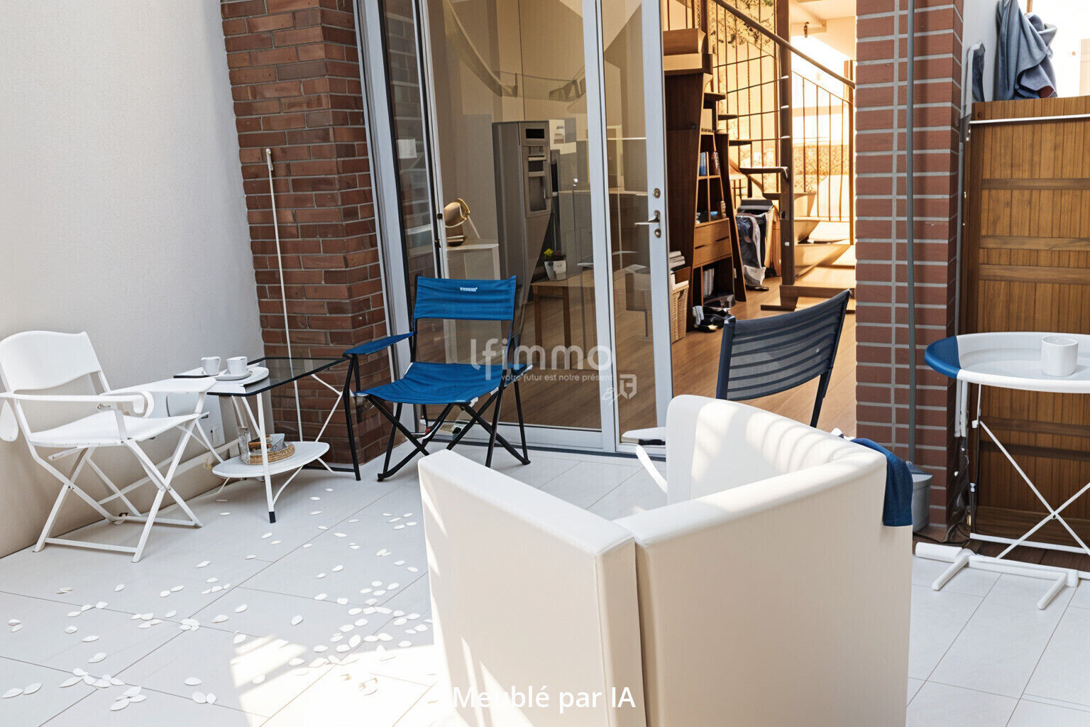 Duplex avec terrasse privative Vente interactive à partir de 240 000 € - Cour