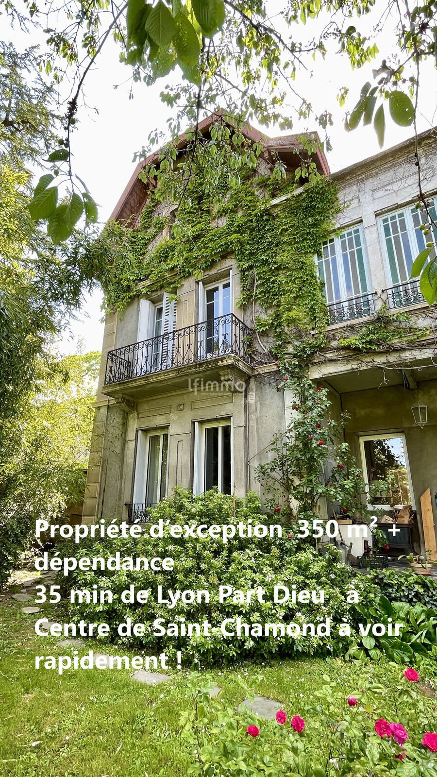 Maison de caractère 350 m² + dépendance jardin 1133 m² - Saint chamond propriete lfimmo