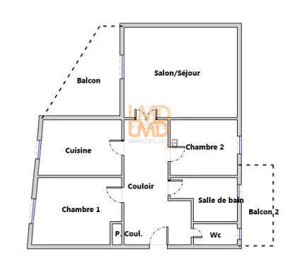 Appartement Centre Ville 3 Pieces - Balcon - Loggia - Garage - 50d6a818-09b2-4581-80d8-136f7e07ca62