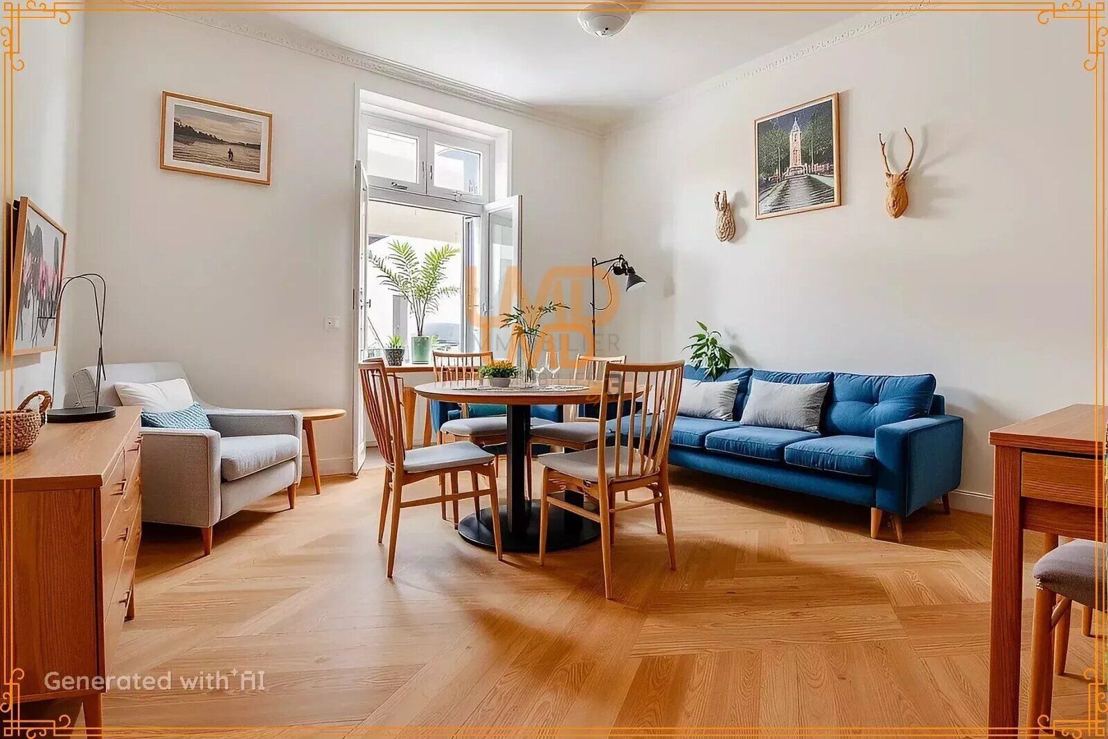 Maison de maître : 1 sudio - 2 cours – garage - 77d580ba-fc8a-43e5-a8af-a568d5c010bd