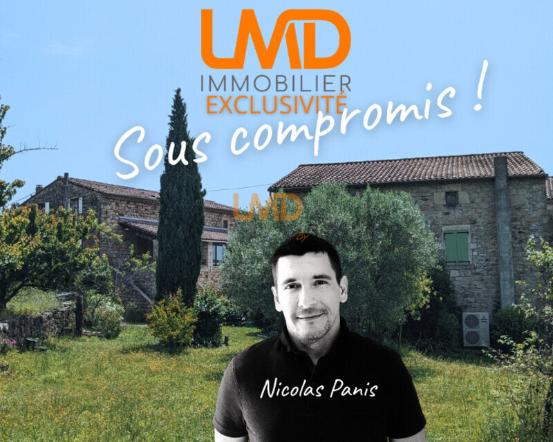 2 Mas en pierre 430m2 avec 9ha de terres attenantes, lac, source. - Ss compromis durand