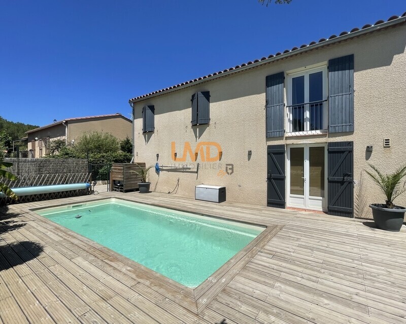 Villa 4 faces plain pied 114 m2 avec piscine - Img 7873