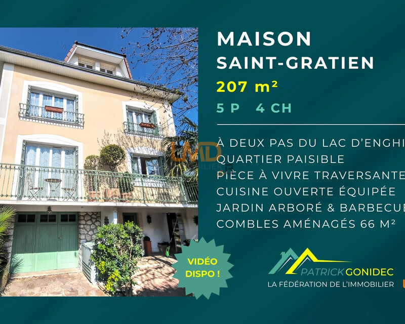 Maison familiale 207 m² – Quartier du Petit Lac, Saint-Gratien - 1