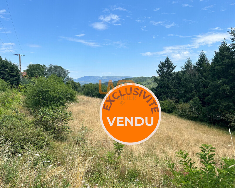 Terrain constructible de 2 536 m² – Mercuer - Martinent terrain c vendu