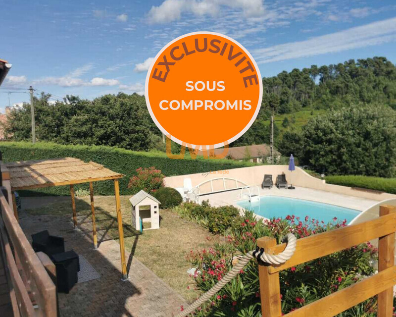 Villa de plain-pied de 102 m² avec piscine et très belle vue - Sous compromis mercuer