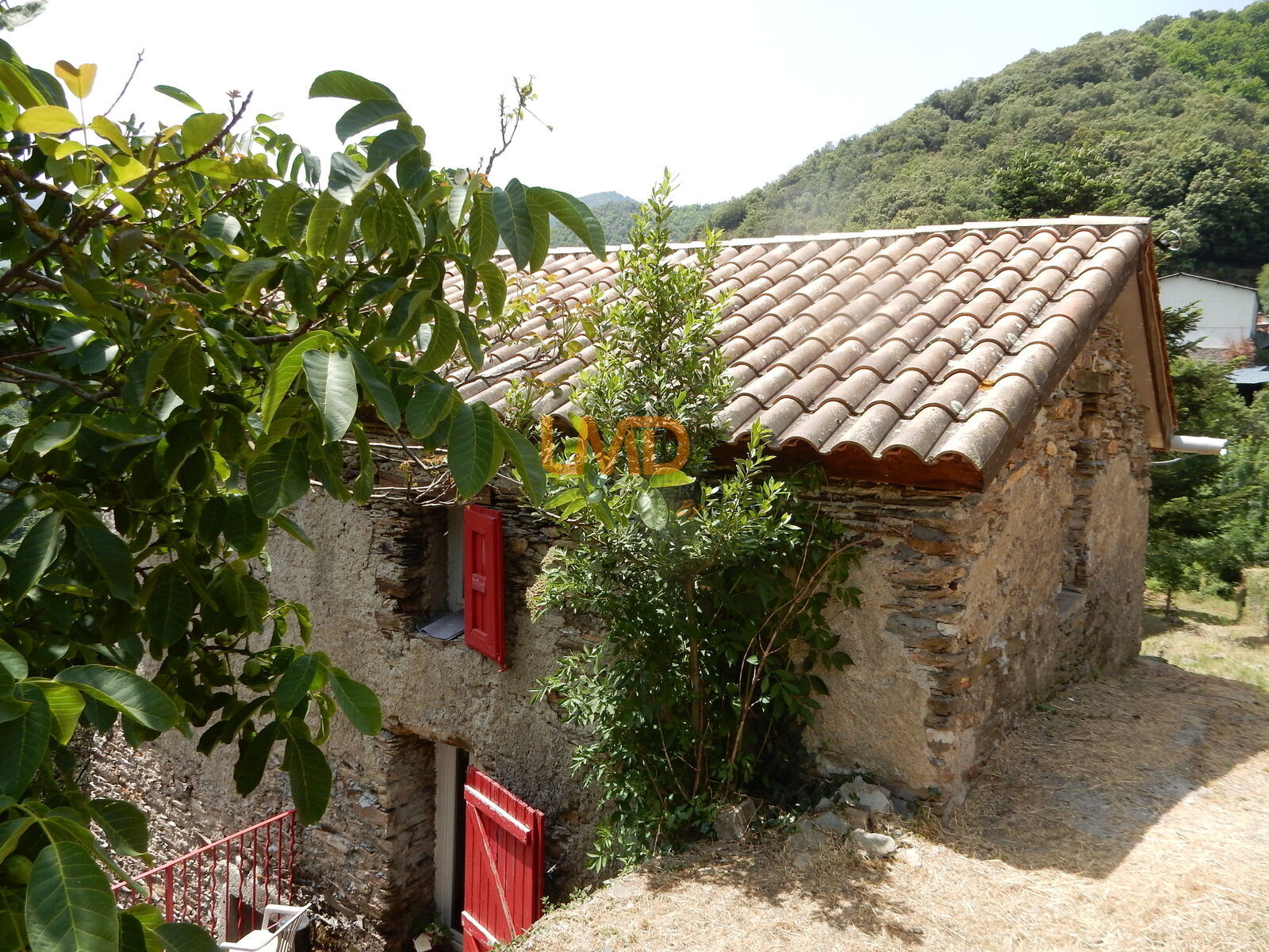 Maison en pierre - Vue panoramique - Terrain - Dscn4521