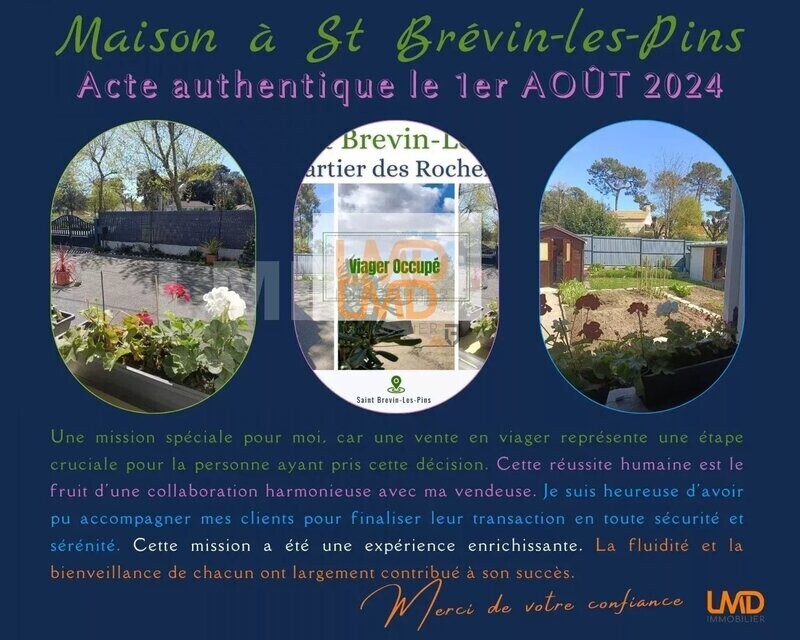 Viager occupé - Quartier les Rochelets à St Brevin-les-Pins - e801fba3-637f-4528-baad-4556103f94f8