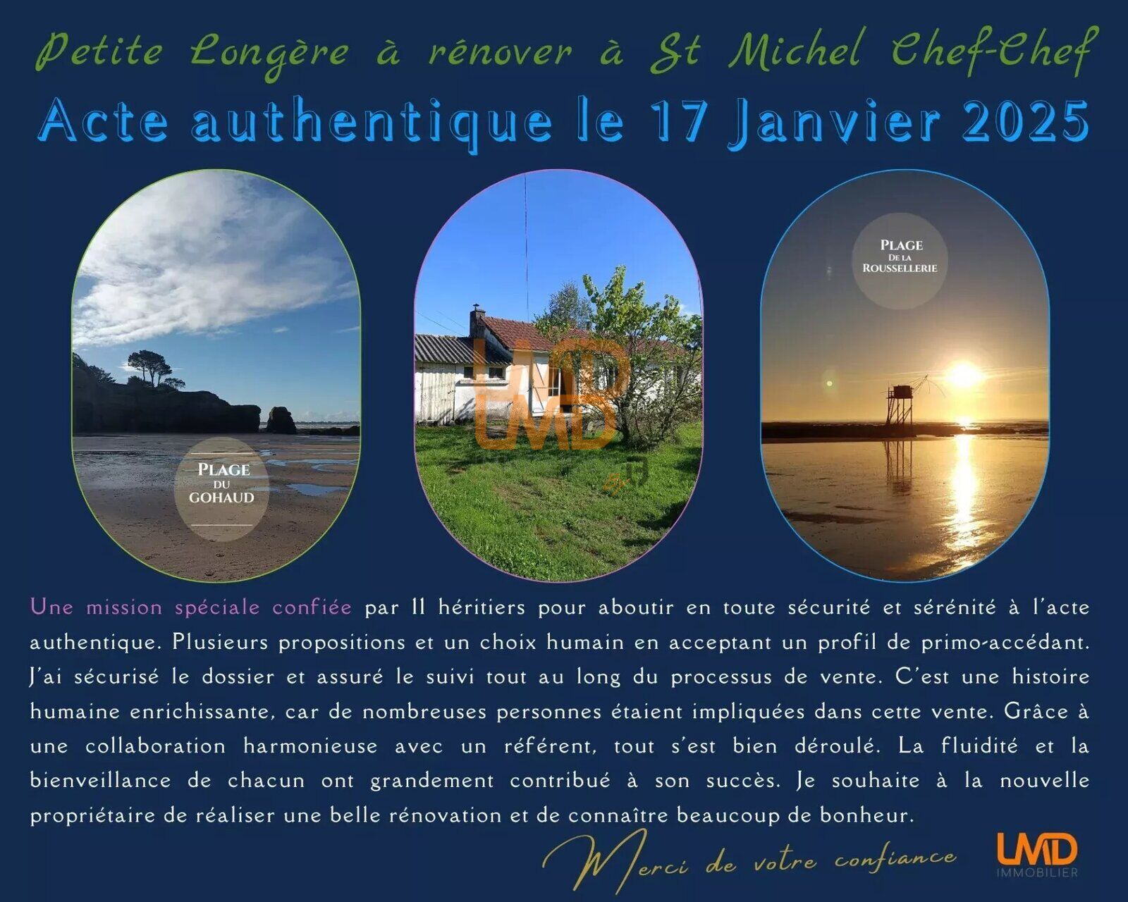 Acte authentique signé pour cette Maison à rénover proche plage - 0757aa4b-18a1-4fae-b861-0775398f89e3