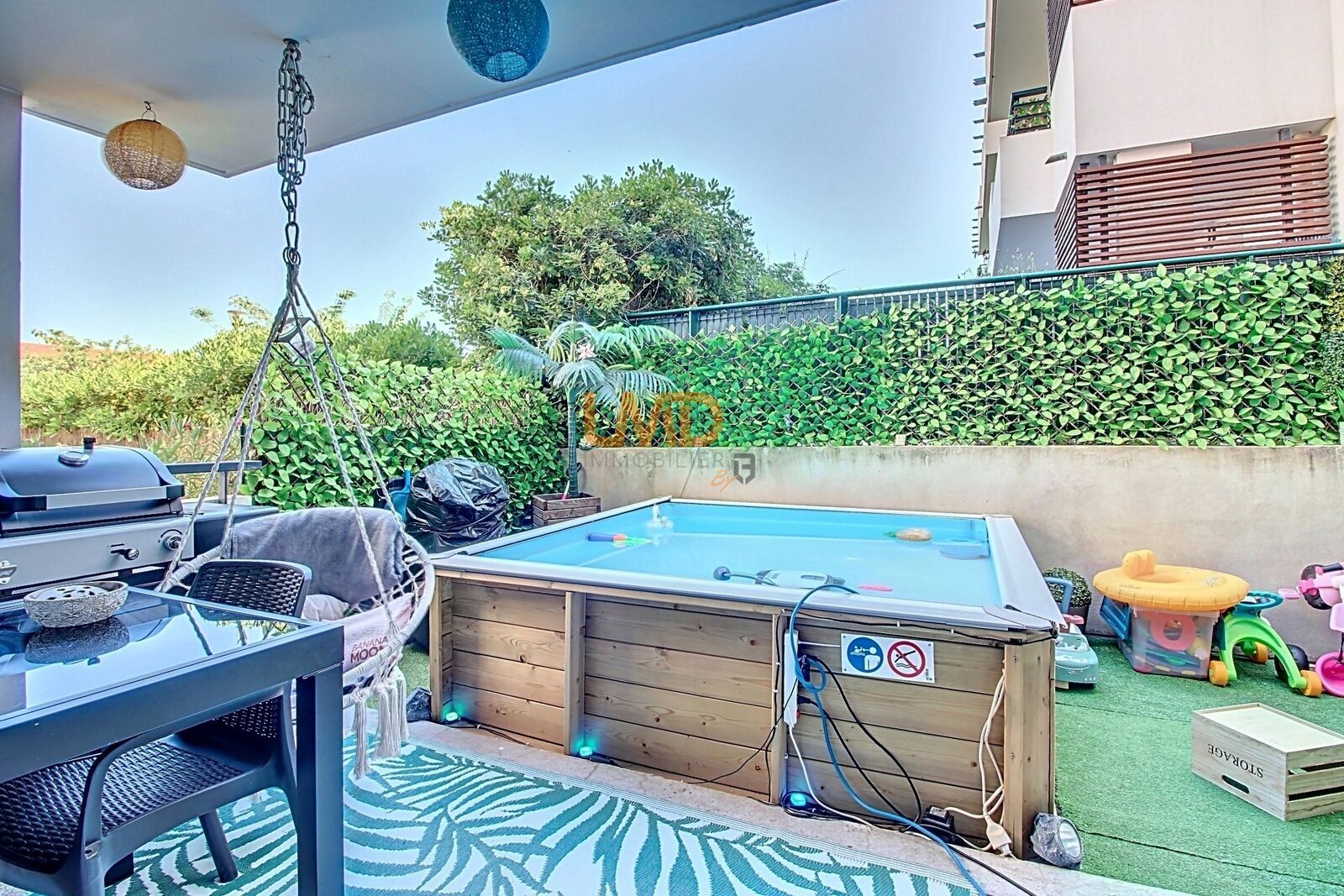 Appartement de type 3 de 60m² avec piscine et parking privé - 11