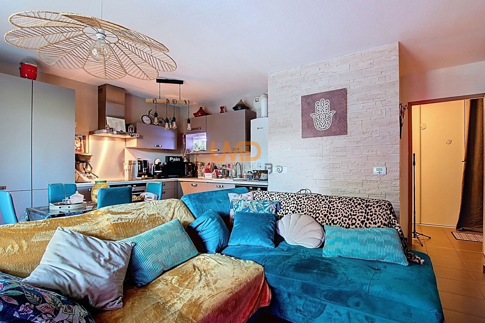 Appartement de type 3 de 60m² avec piscine et parking privé - 9