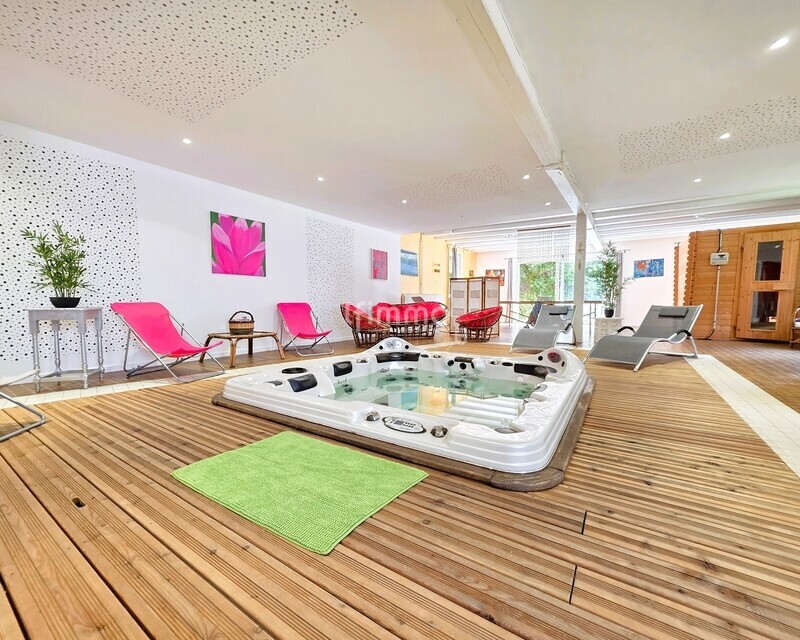 Ancienne scierie réhabilitée – 500 m² habitables et terrain de 13 ares - spa grand gite