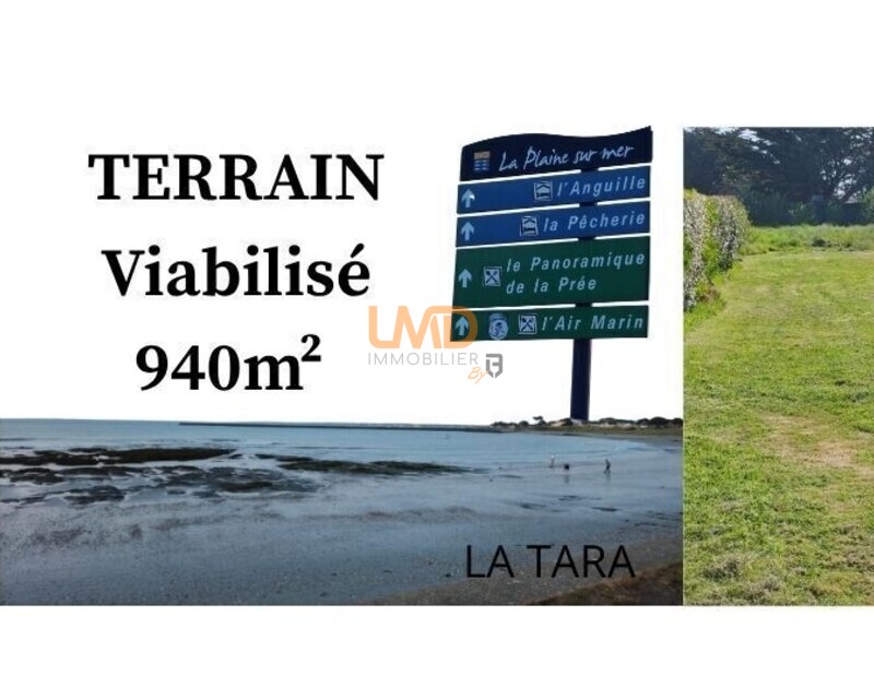 Terrain La Plaine Sur Mer 940m² - Terrain  1