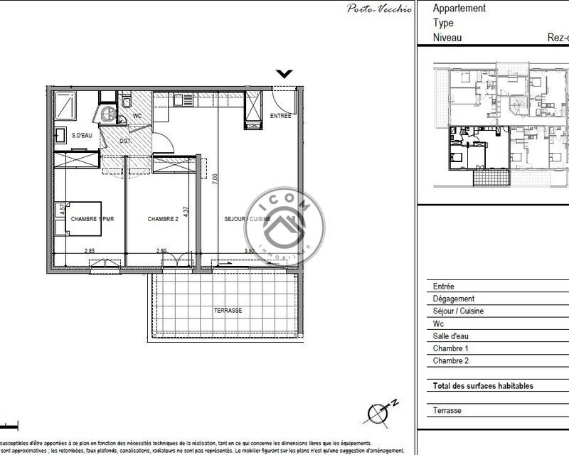 Appartement T3 avec parkings - Plan a04