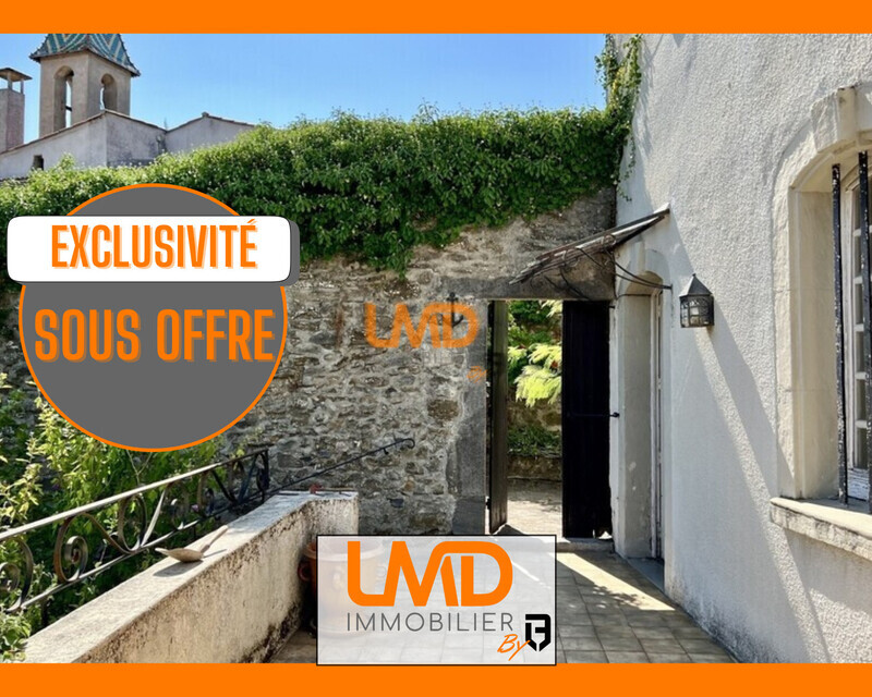 Maison en pierre 3 chambres avec jardin arboré - St.bres