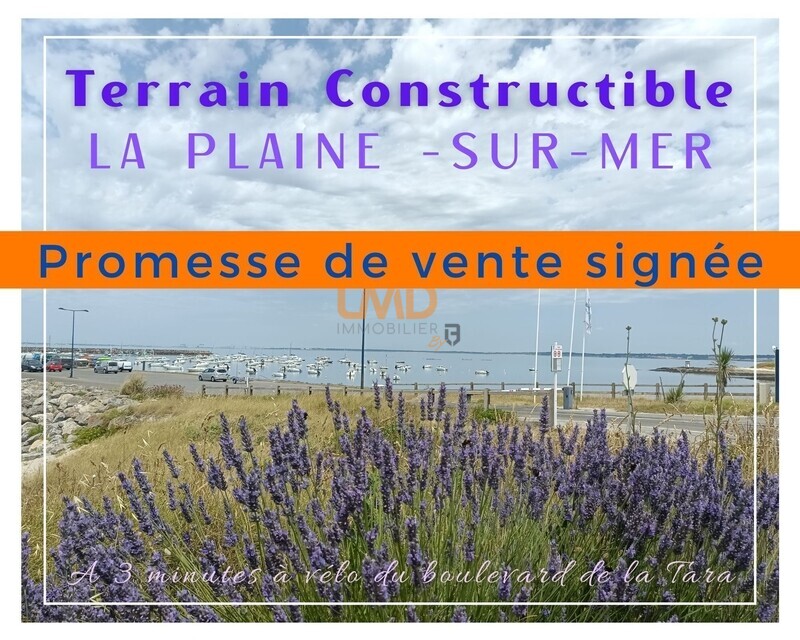 Terrain à bâtir, campagne et proche mer, au calme. - Promesse signéeterrain vezin bl508 - la plaine sur mer