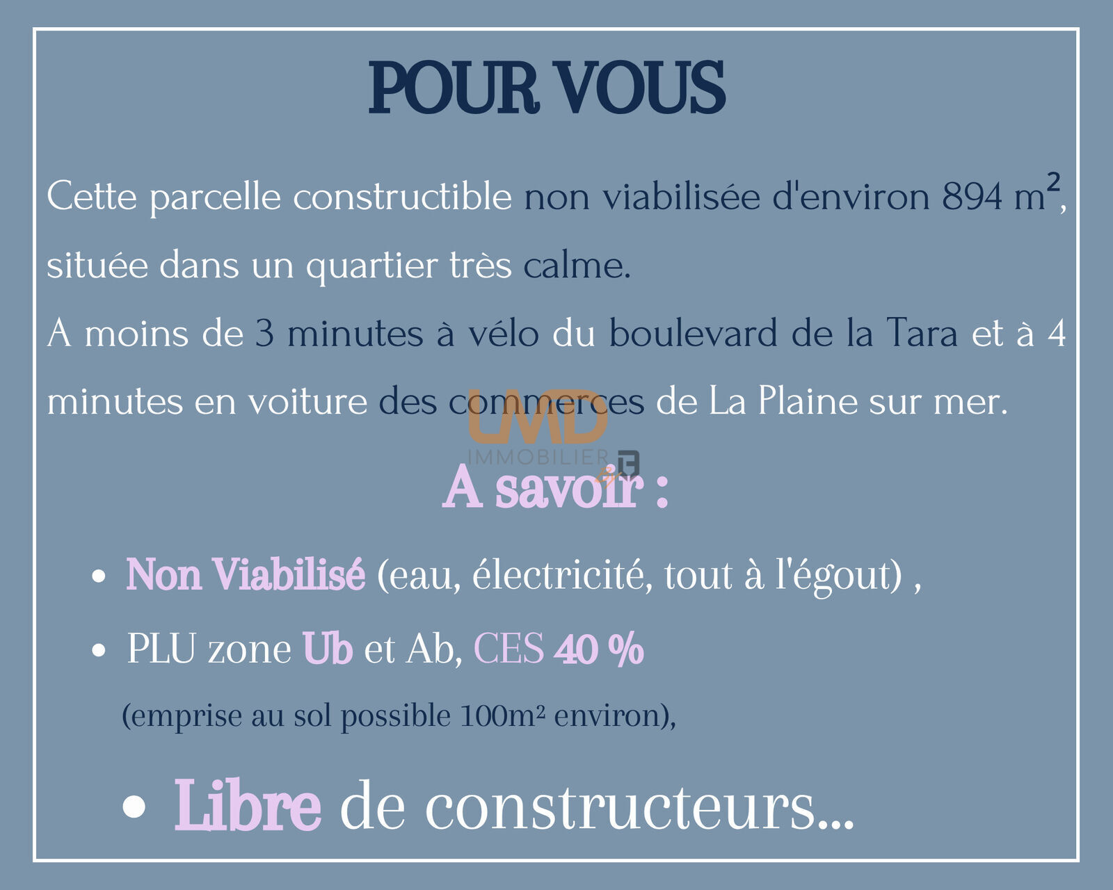 Terrain à bâtir, campagne et proche mer, au calme. - 5