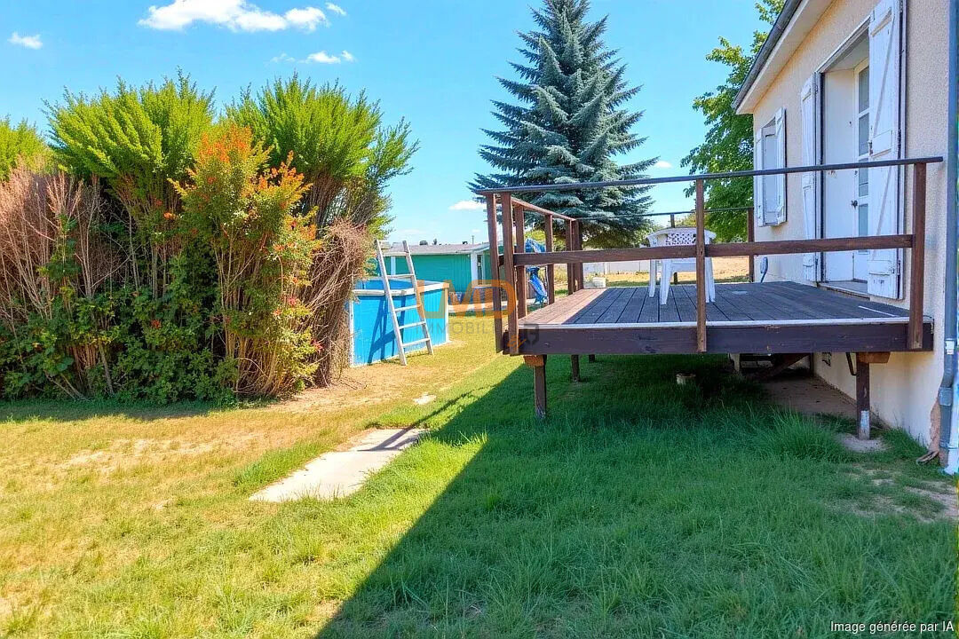 Bray sur Seine, maison 3 chambres avec sous-sol total et Piscine - Ia generated 1761152856