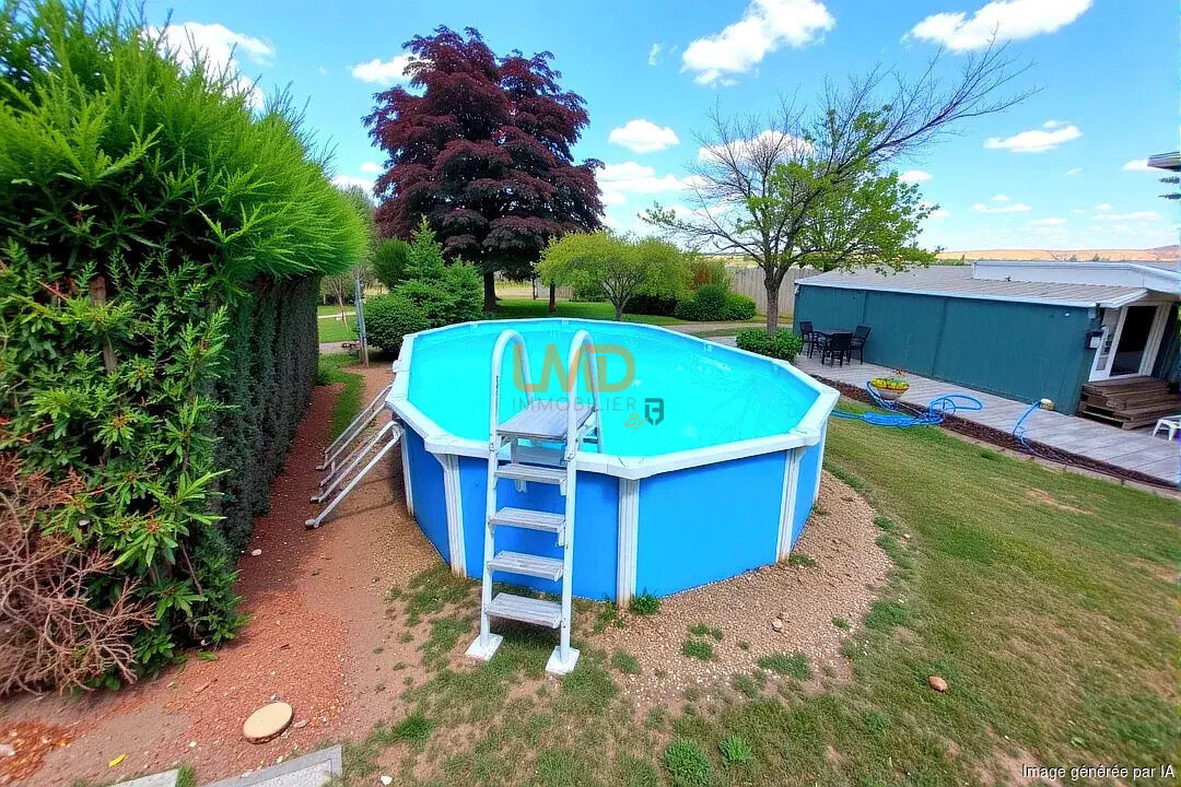 Bray sur Seine, maison 3 chambres avec sous-sol total et Piscine - Ia generated 1761152177