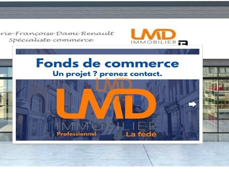 Fonds de commerce avec extraction toit et grande terrasse   - Logo fdc final