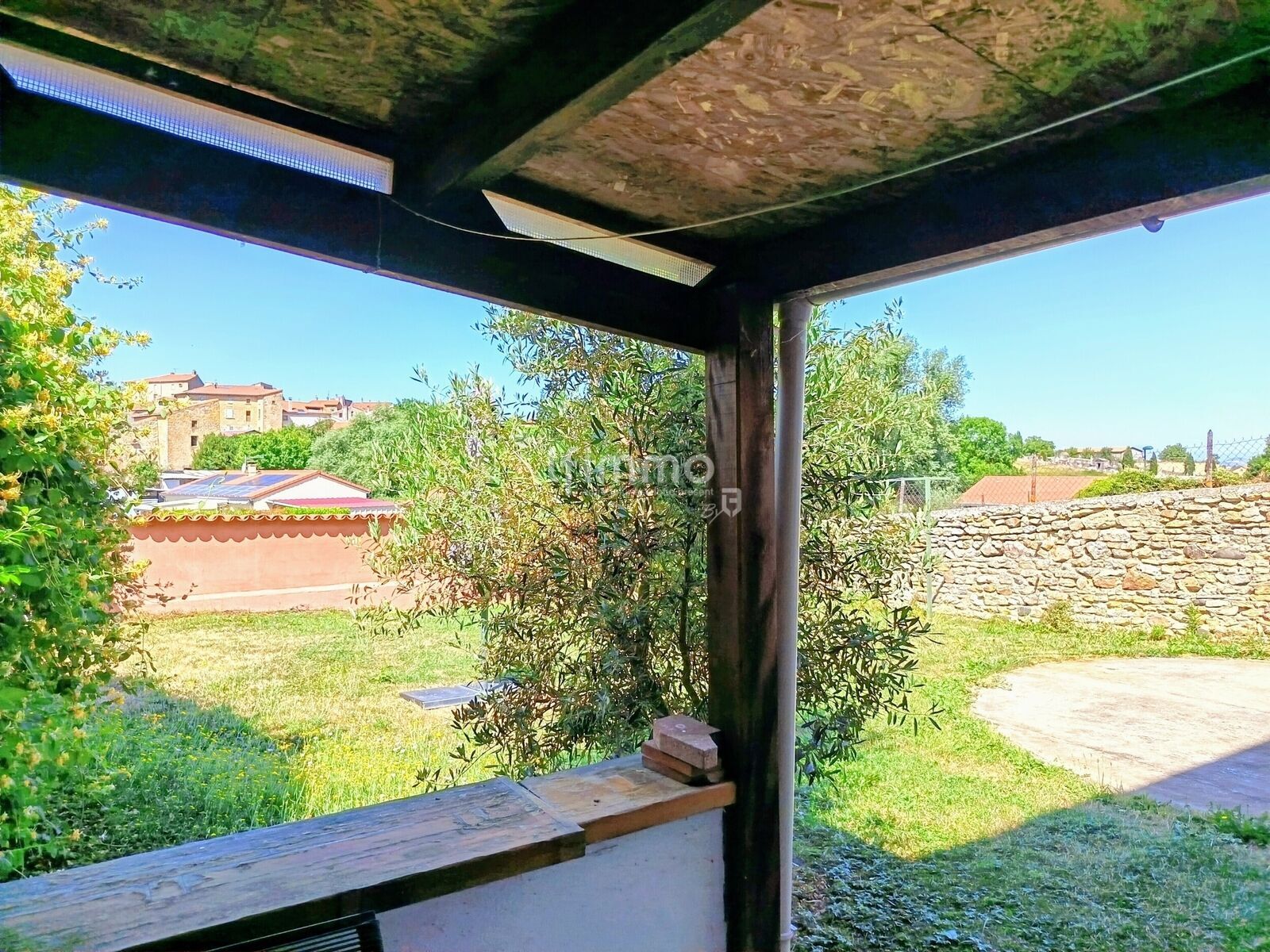 Maison XIXème en pierres ! - Vue de la terrasse