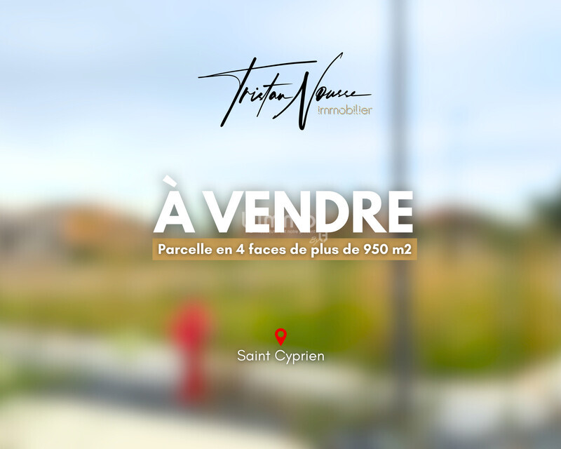 Terrain constructible d'environ 950m2 - Saint Cyprien - Esteve st cyp-2