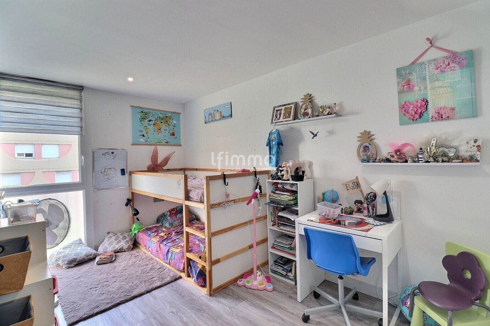 Agréable T3 traversant et lumineux avec balcon - Chambre enfants