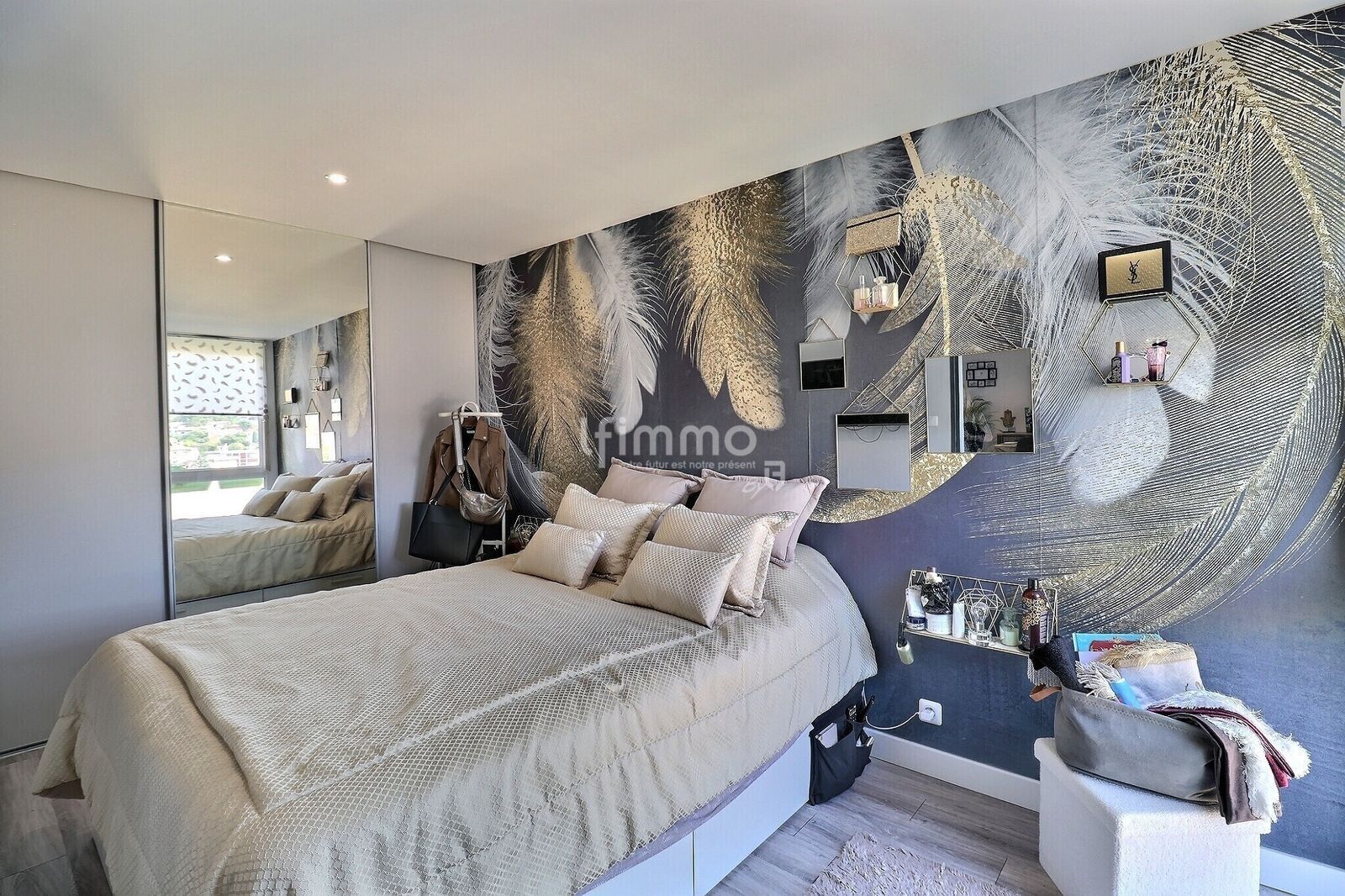 Agréable T3 traversant et lumineux avec balcon - Chambre parentale