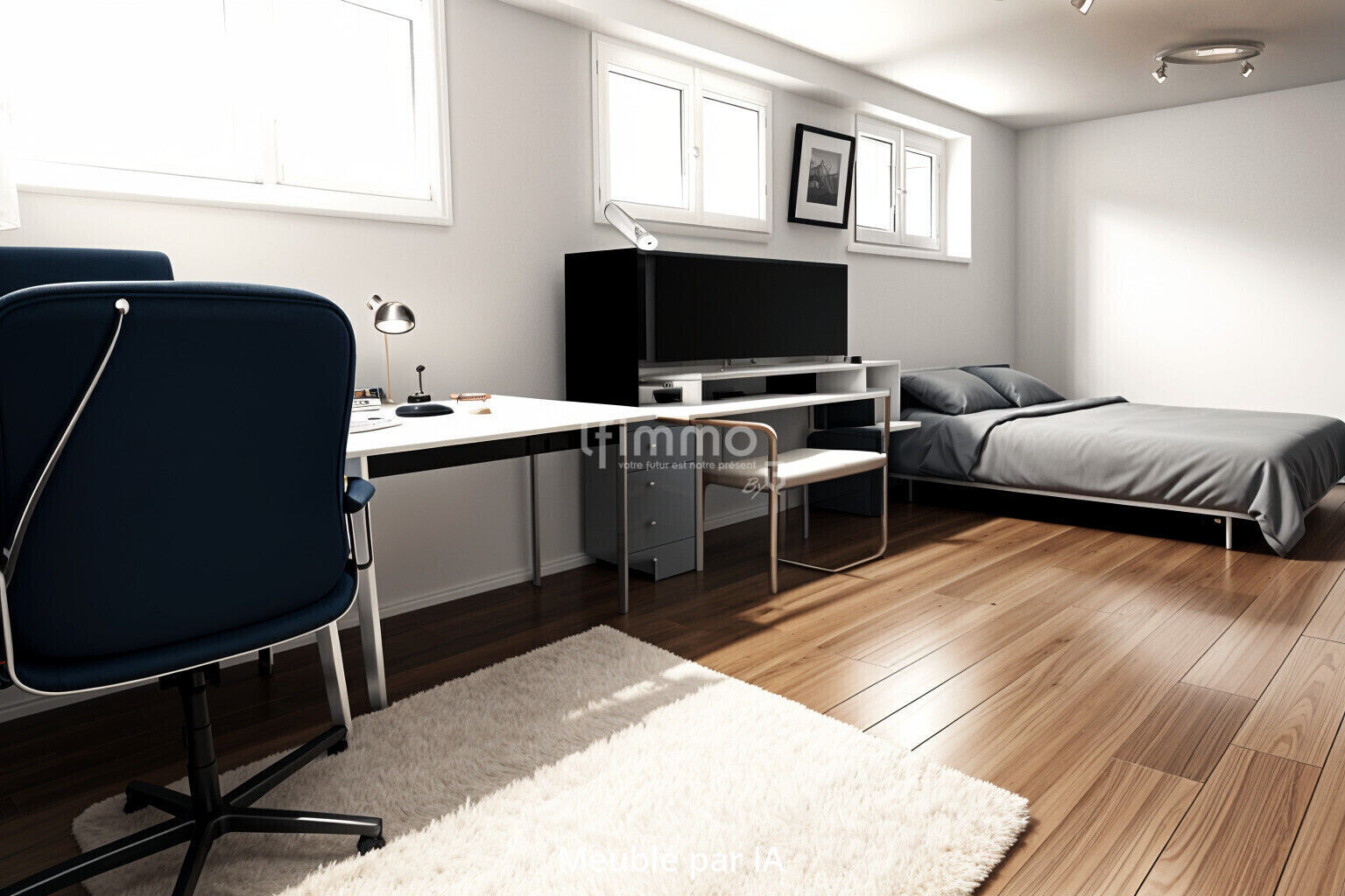 Maison familiale – 6 pièces – 160 m² – proche Bords de Marne - Chambre niveau zerorenovateclub-redesign-modern-0ppnvqn0