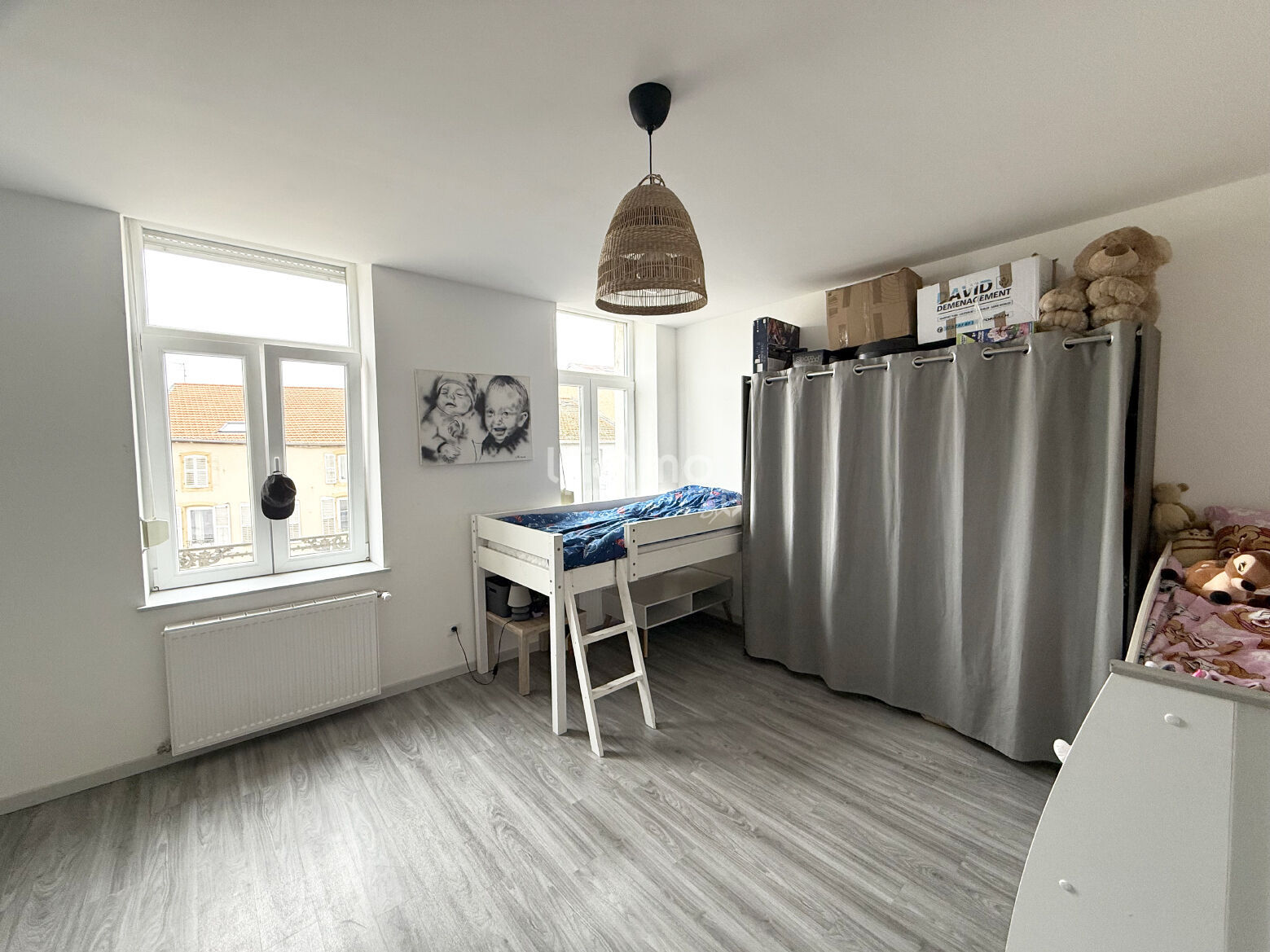 Vends à Boulay, immeuble avec magasin + appart. neuf 100m2  - Chambre2