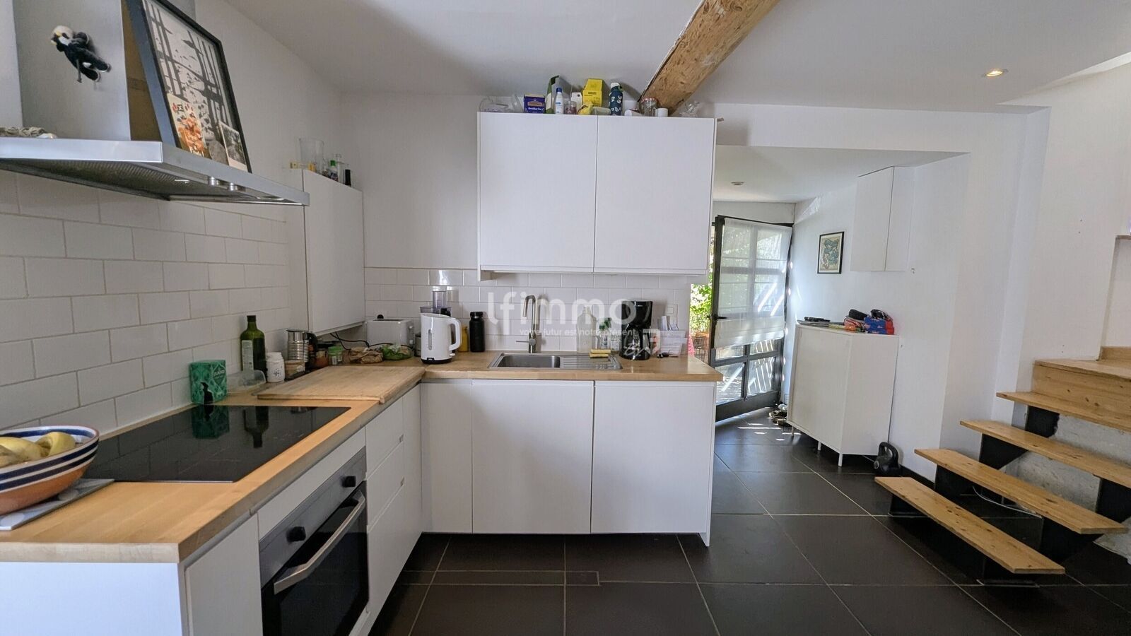 Quartier Méditerranée : T3 + Terrasse + Garage - Cuisine