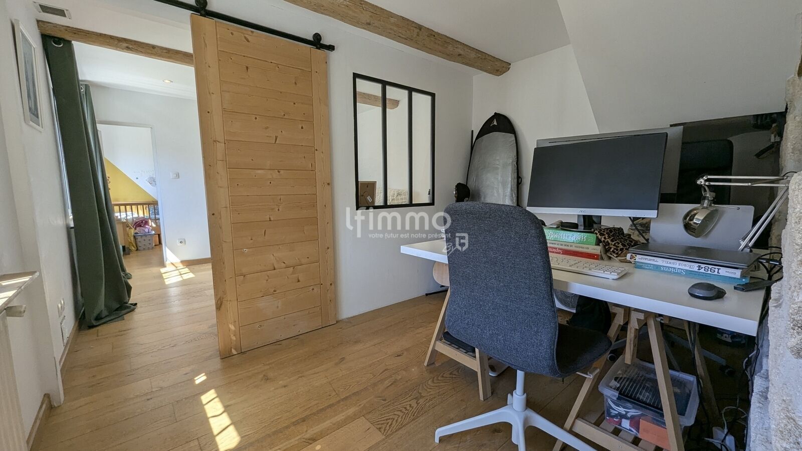 Quartier Méditerranée : T3 + Terrasse + Garage - Bureau 1