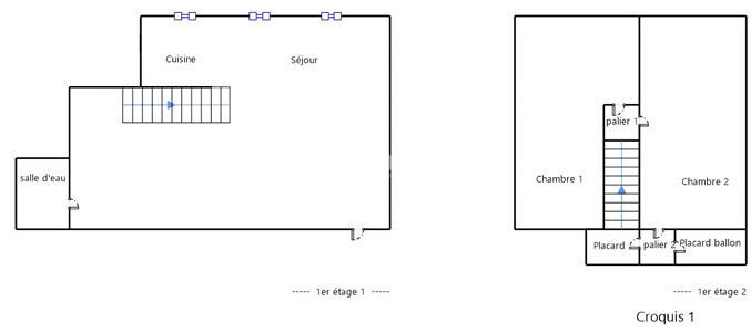 Appartement 3 pièces en duplex - Plan 16